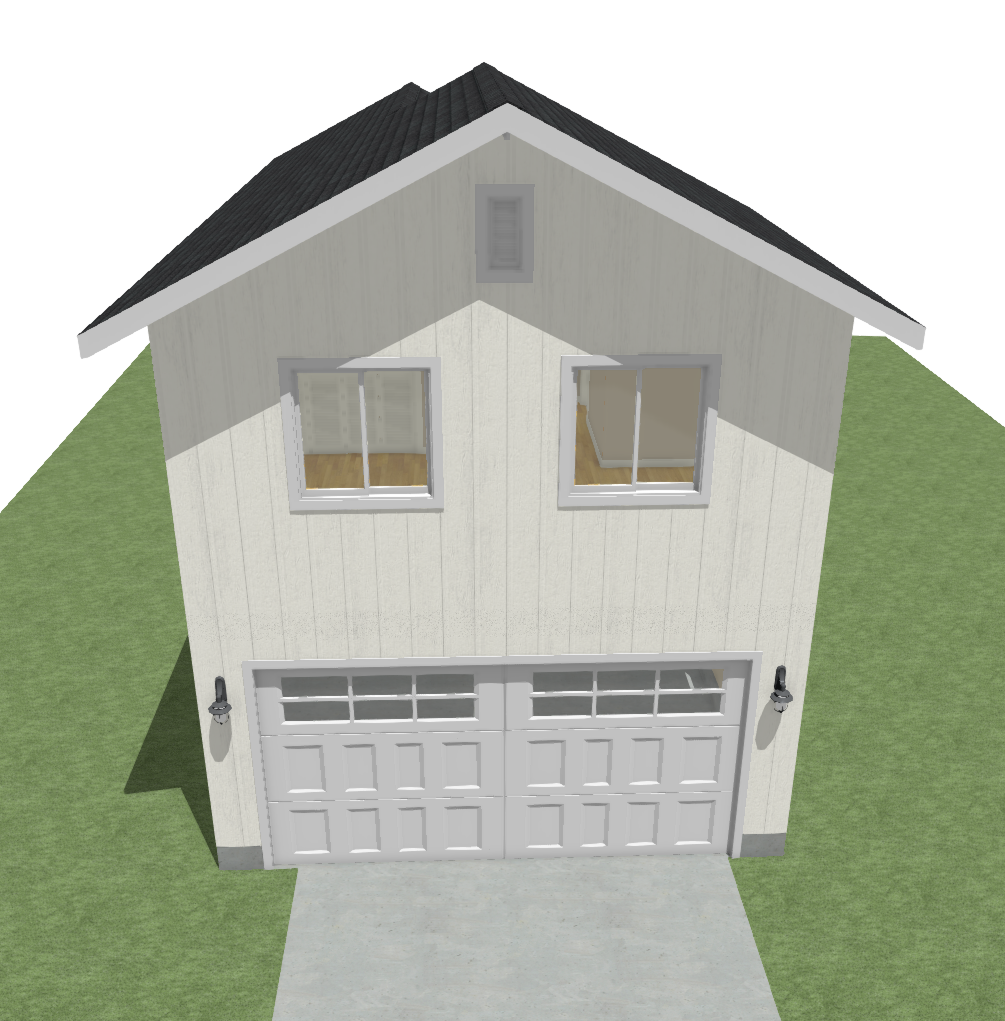 New 2-Story Garage cover