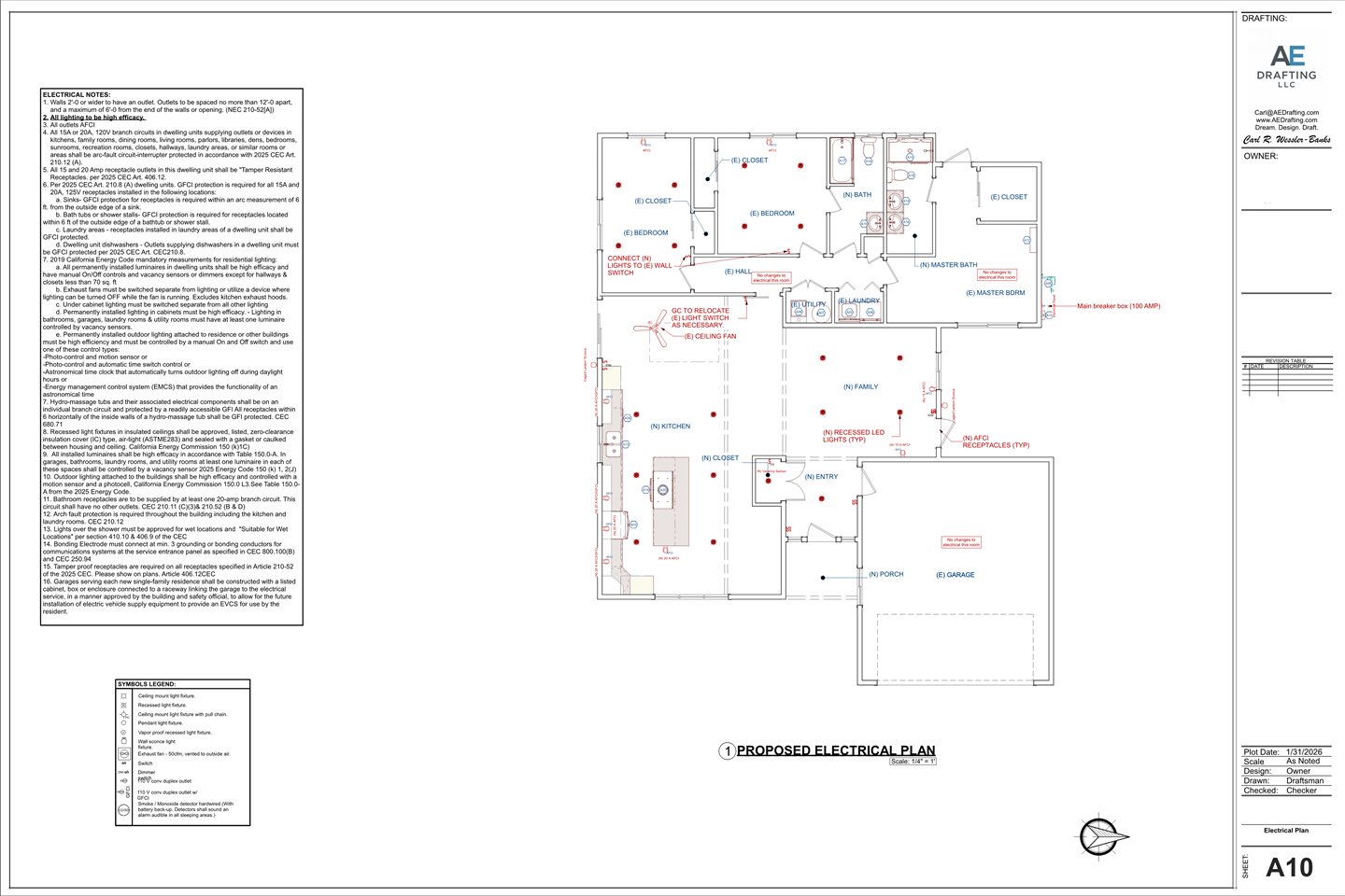 Davis remodel plan sheet A10