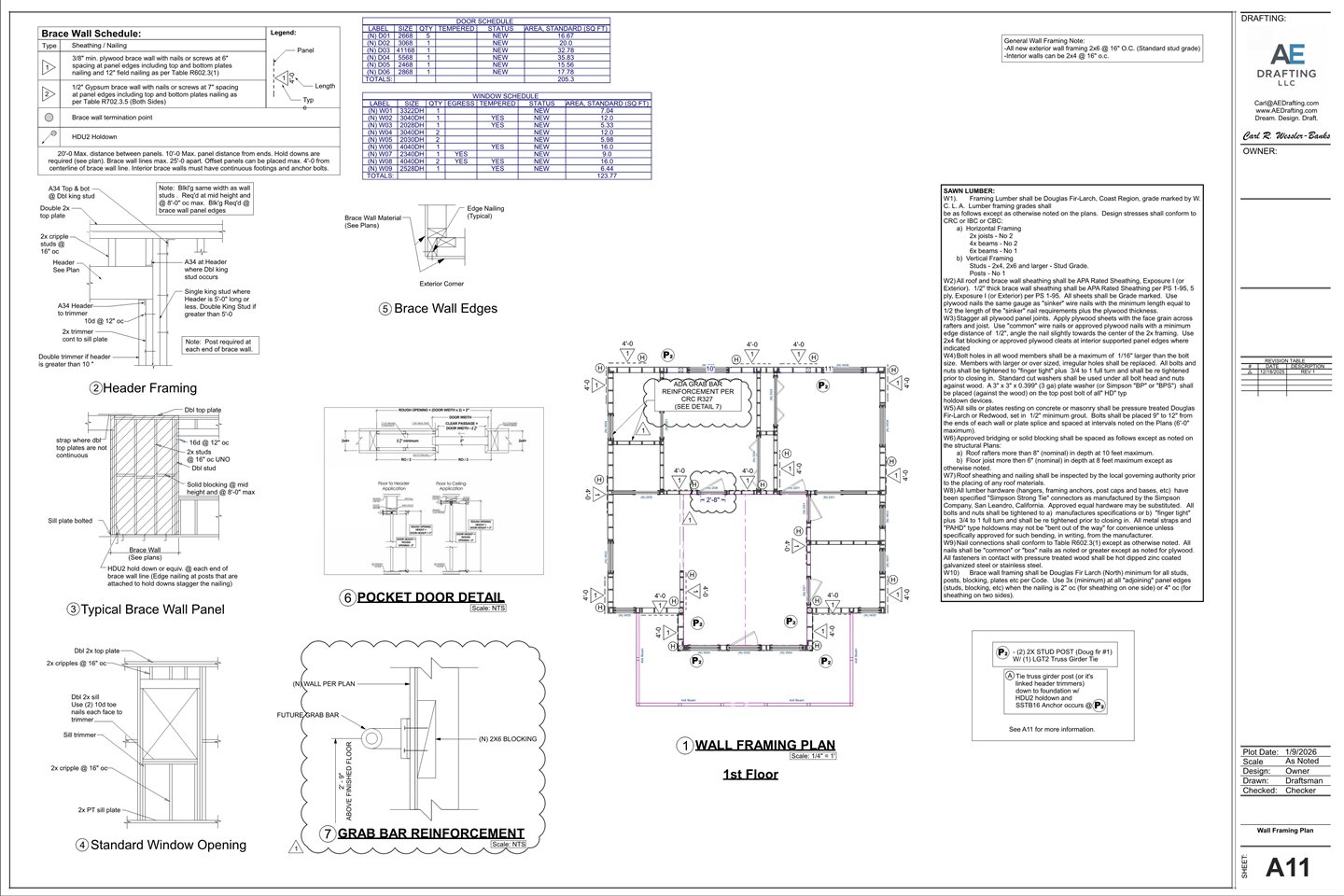 New Farm-Style ADU plan sheet