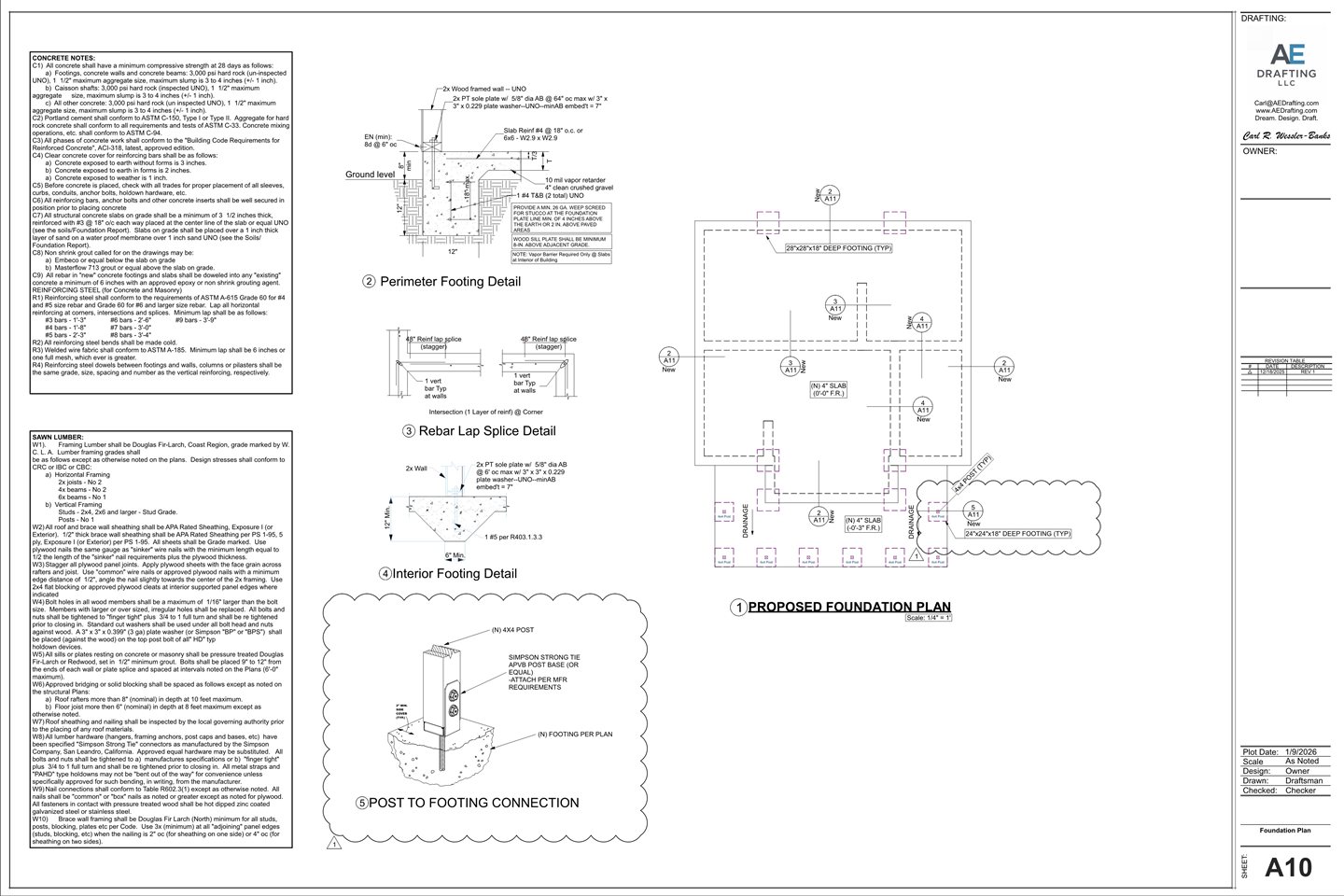 New Farm-Style ADU plan sheet